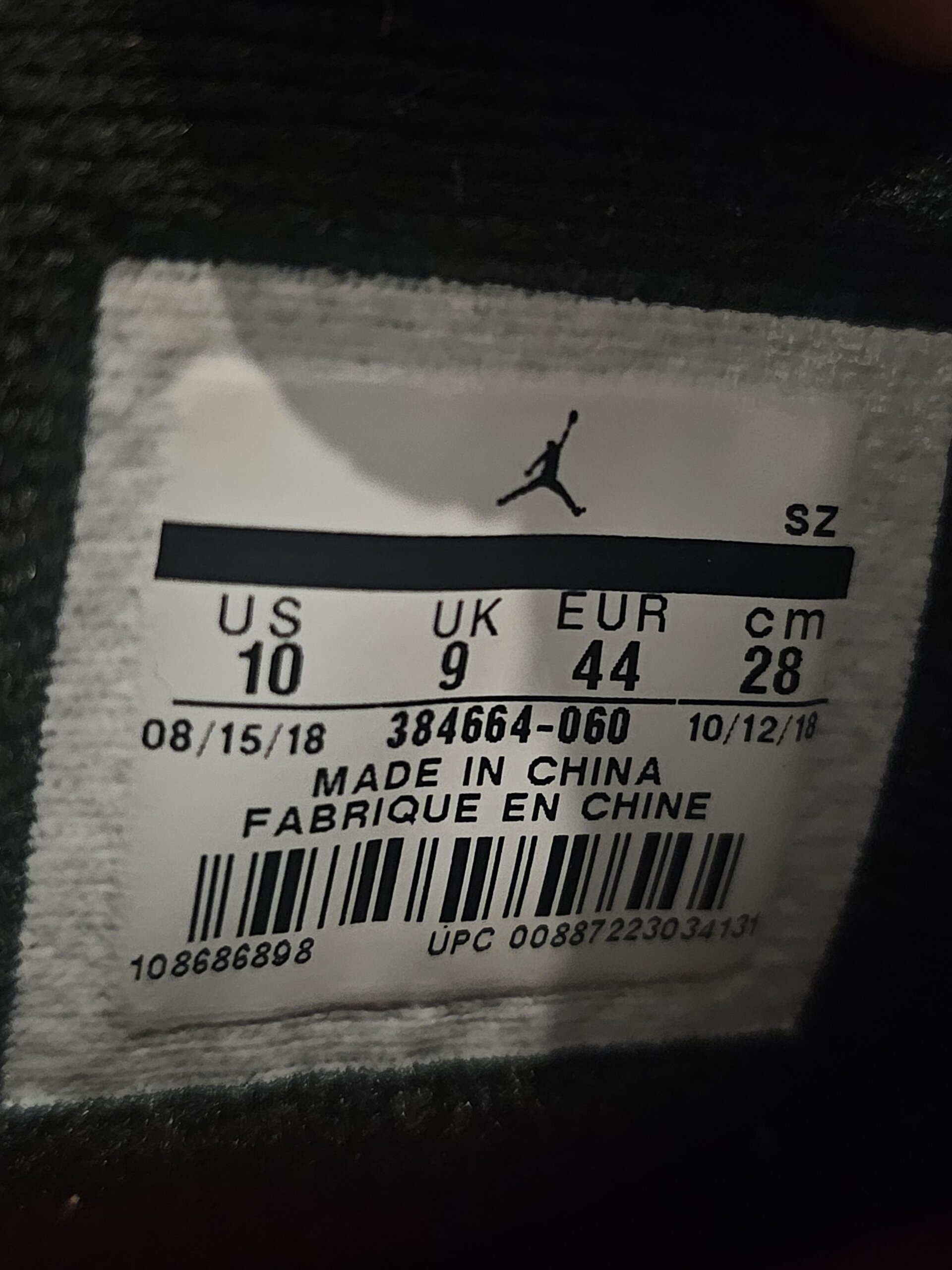 Air Jordan 6 OG 'Infrared' Black (NIKE AIR) (2019) photo 6
