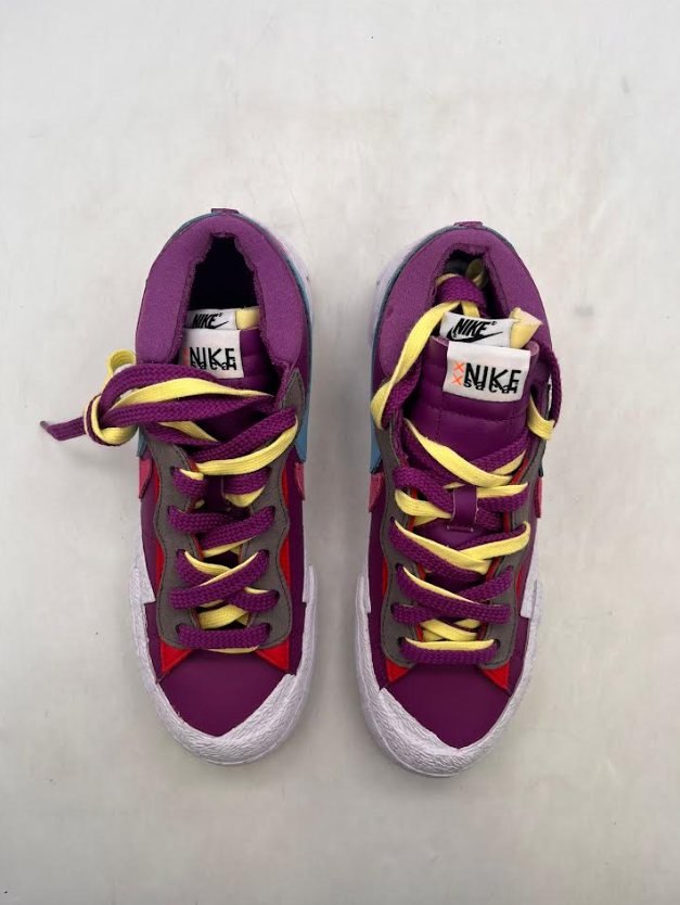 Nike x sacai x KAWS Blazer Low Purple Dusk (2021) photo 7