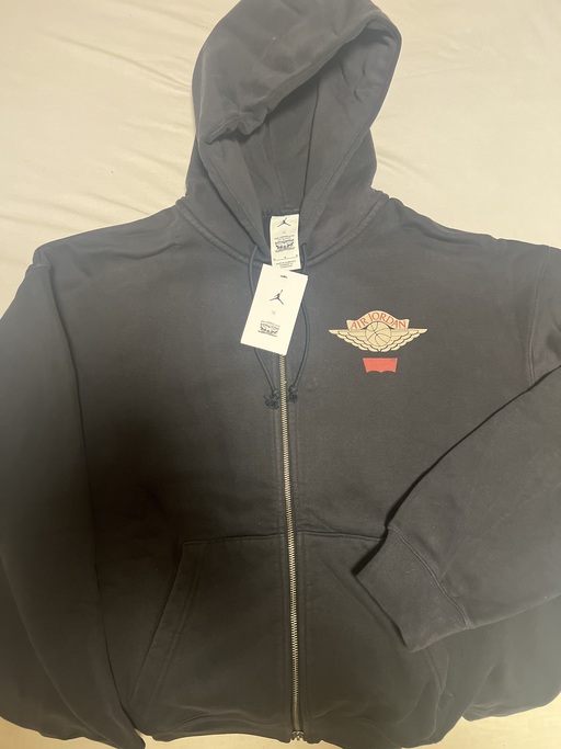 Air Jordan x Levi's Zip Hoodie 'Black' (2026)