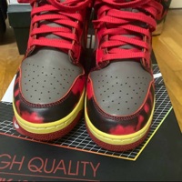 Nike Dunk High 1985 Acid Wash Red (2021) photo 10