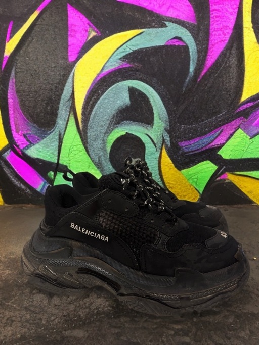 Balenciaga Triple S 'Clear Sole Black' (2018)