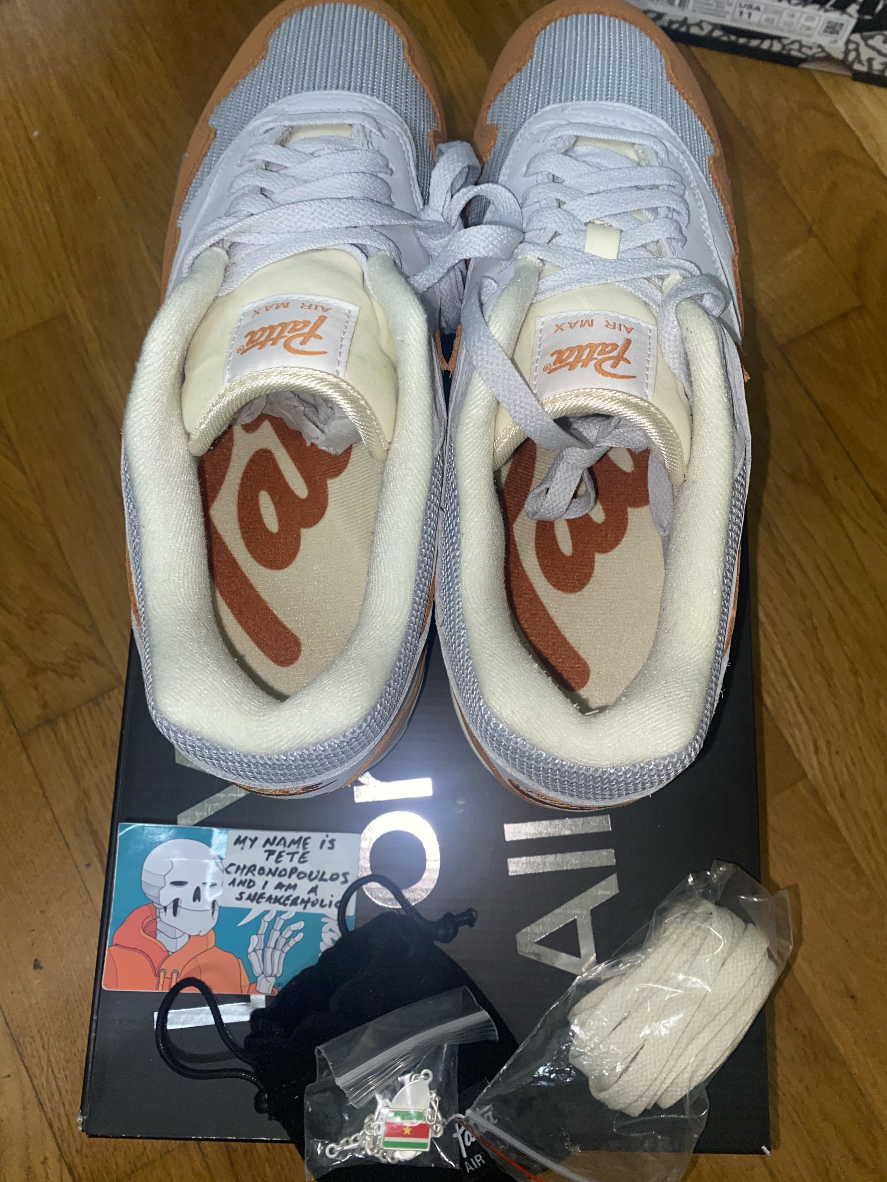 Nike x Patta Air Max 1 'Waves Monarch' (2021) (With Bracelet) photo 9