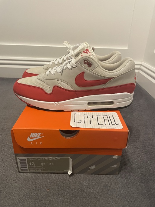 Nike Air Max 1 OG Anniversary Red (2017 Restock)
