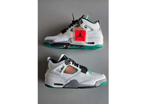 Air Jordan 4 WMNS 'RastaUniversity Red Lucid Green' (2020)