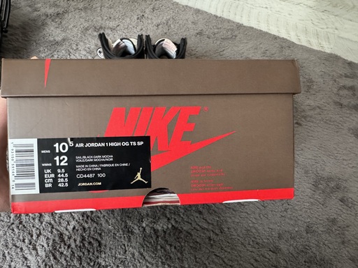 Air Jordan x Travis Scott 1 Retro High 'Mocha' (2019)