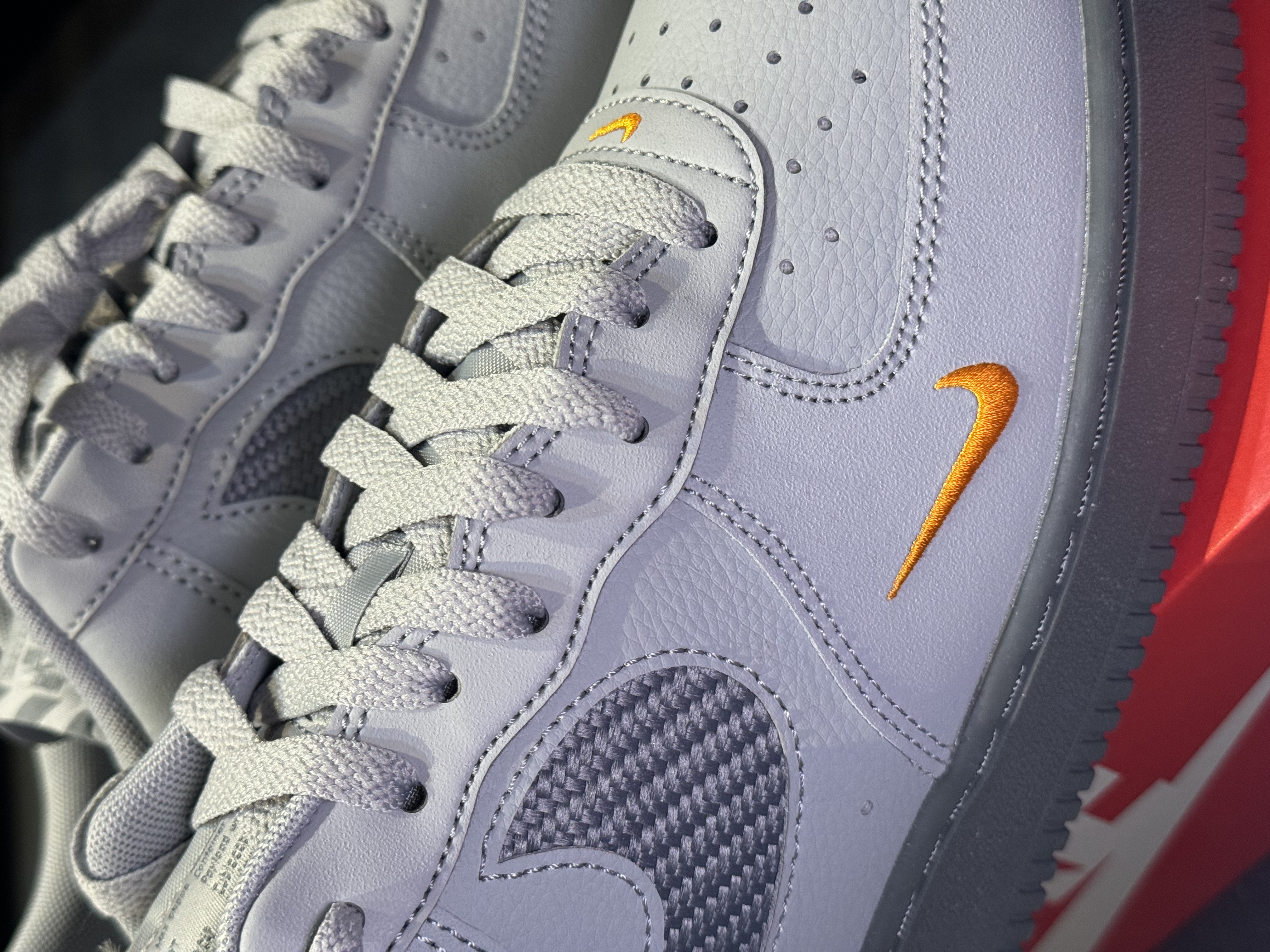 Nike Air Force 1 Low Cut-Out Swoosh Grey (2022) photo 2