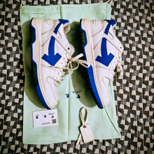 Off White Out Of Office OOO Low Top Sneaker White Purple (2020)