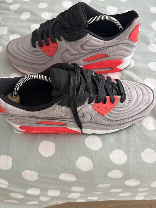 Nike Air Max 90 QS Lux Night Silver Bright Crimson (2020)