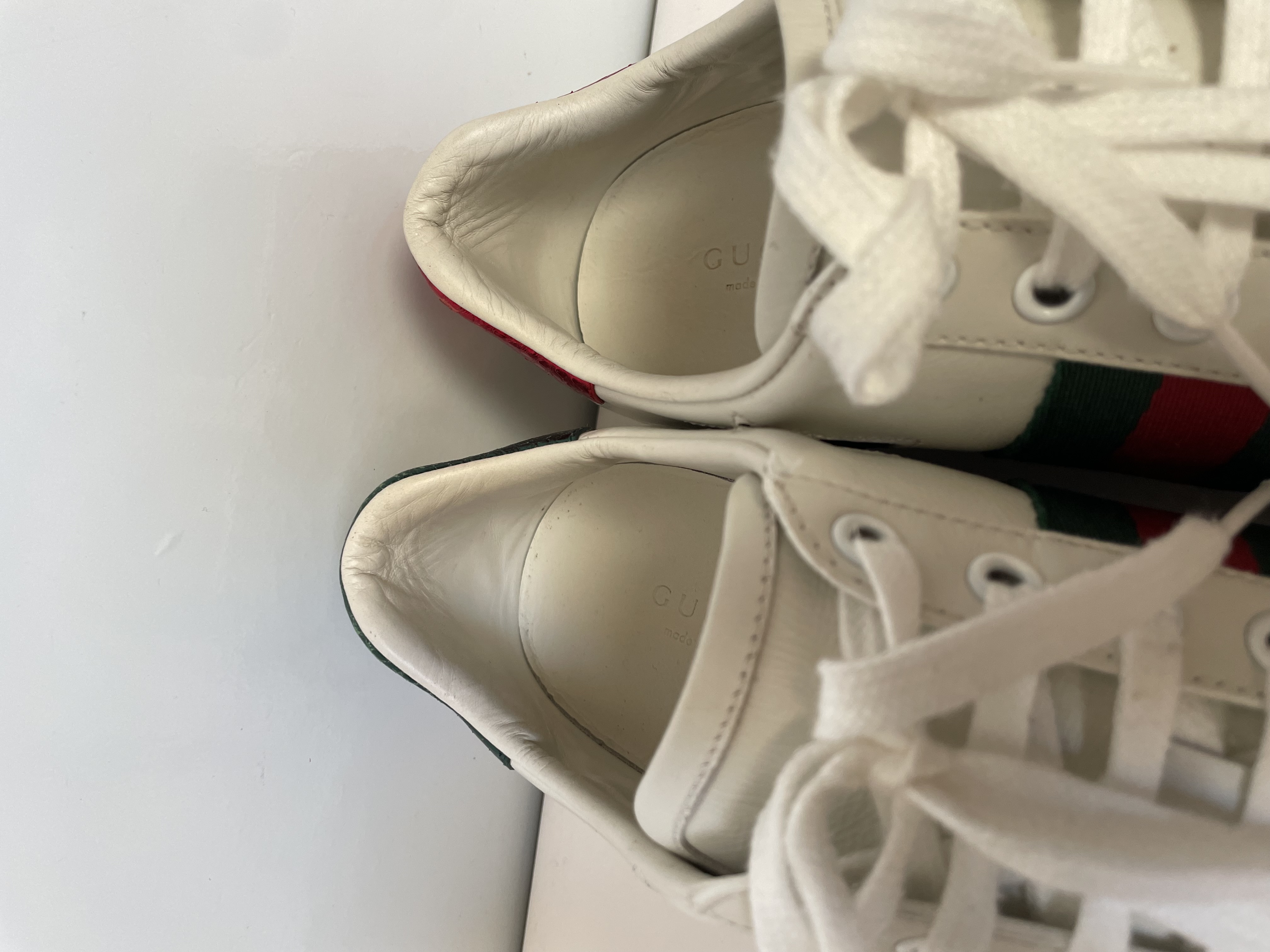 Luxury Gucci Ace Bee White photo 5