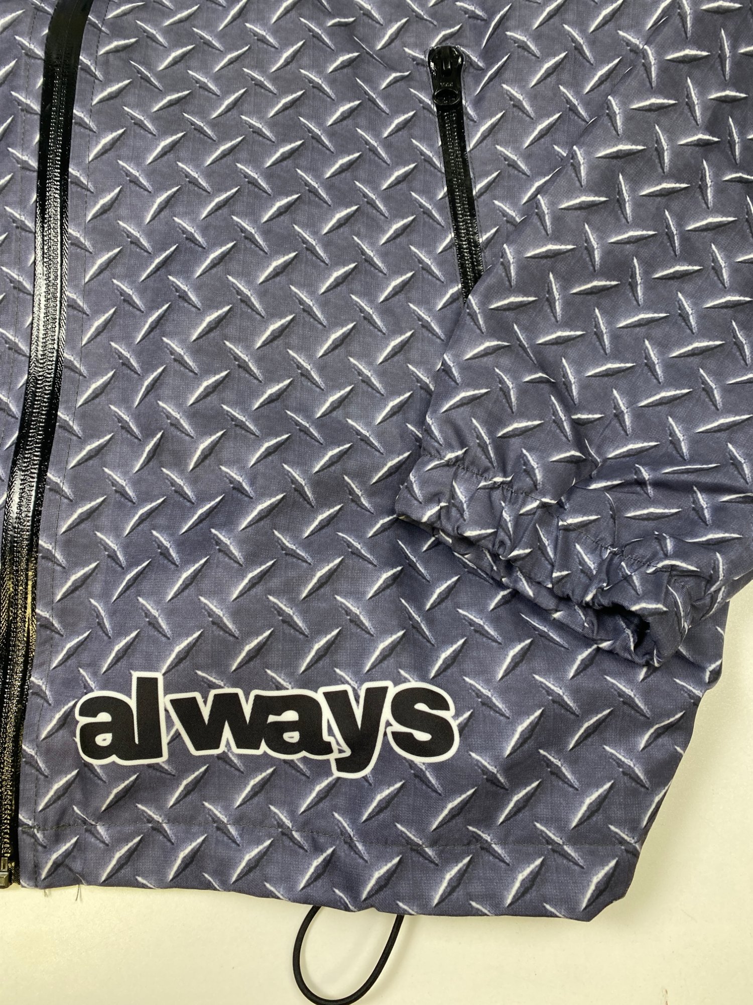 Always Do What You Should Do Diamond Plate Track Jacket photo 4