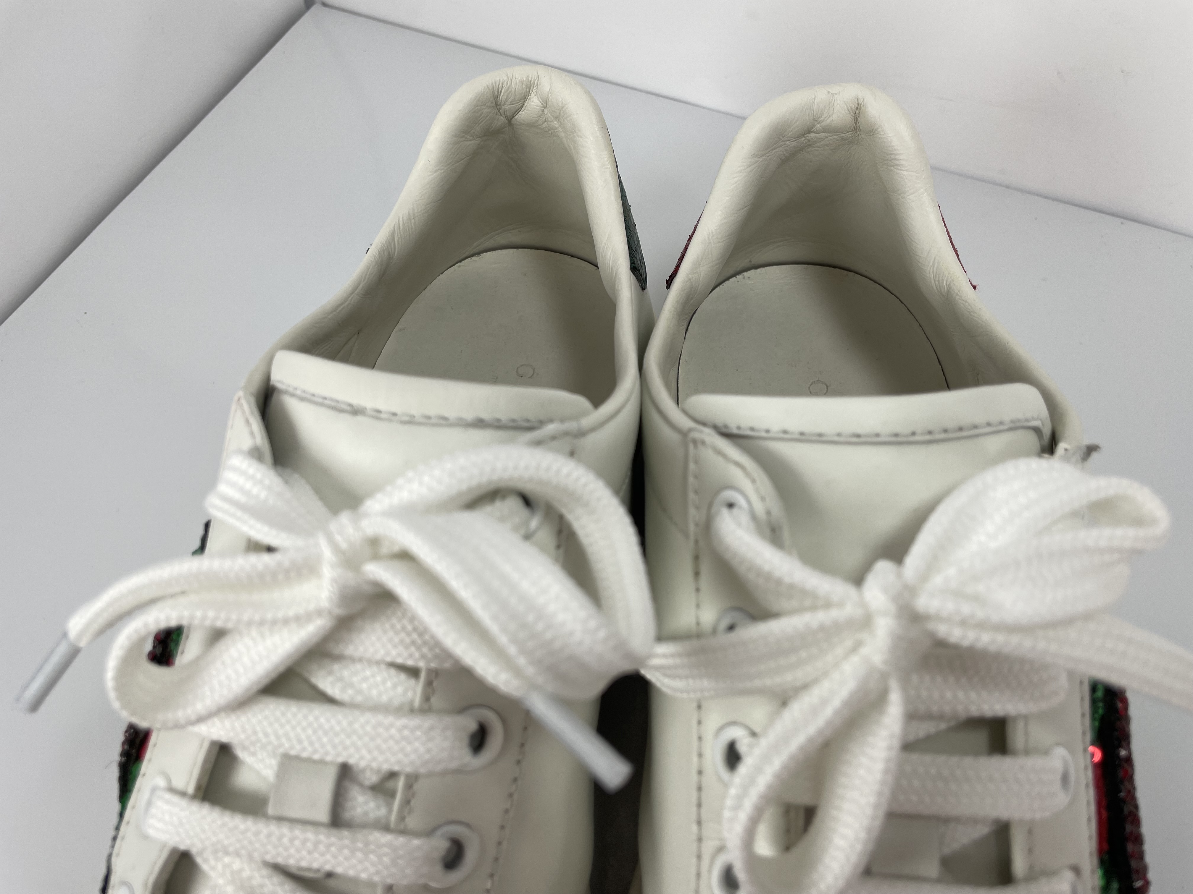 Luxury Gucci Ace Bee White photo 6
