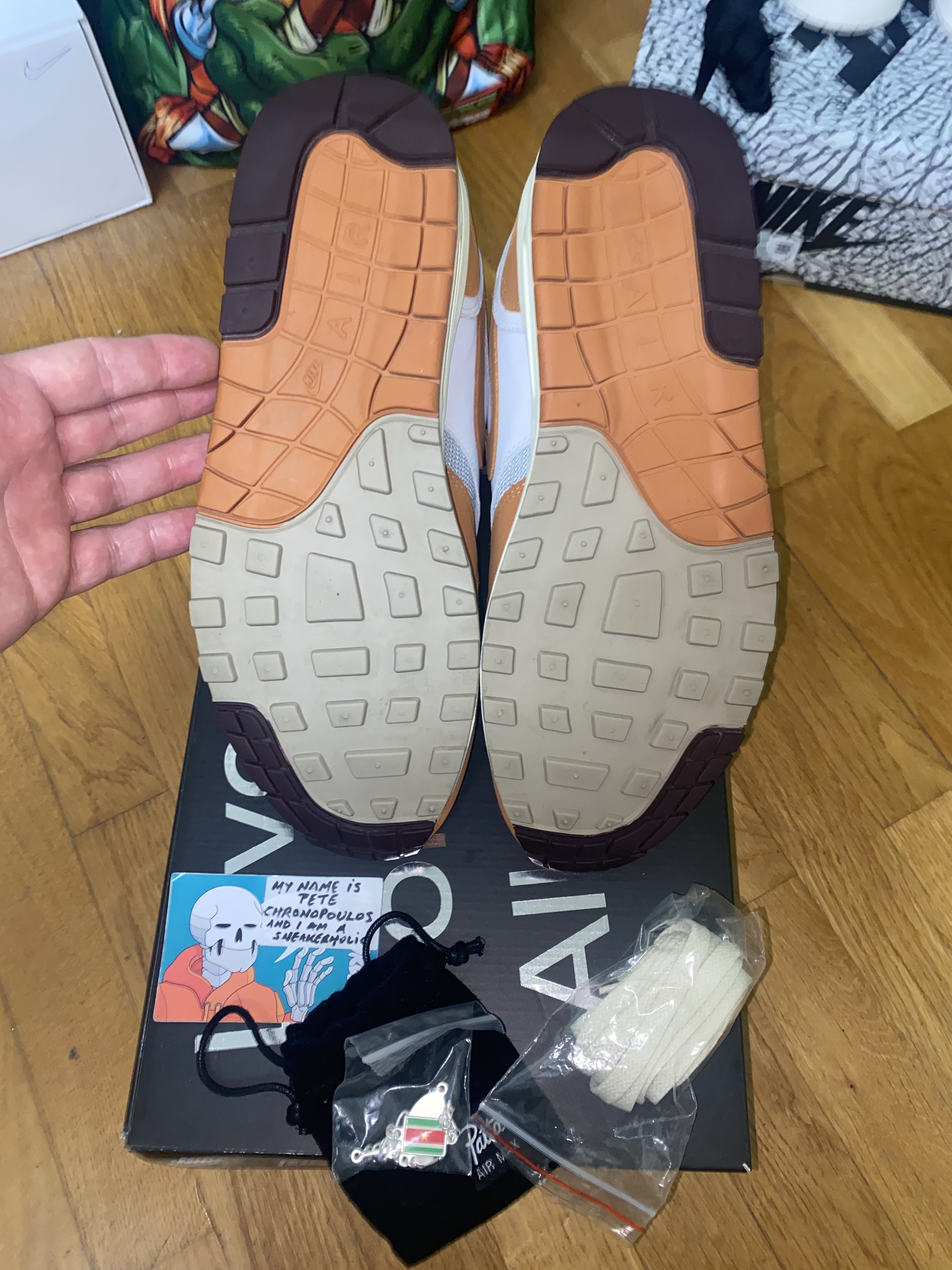 Nike x Patta Air Max 1 'Waves Monarch' (2021) (With Bracelet) photo 5