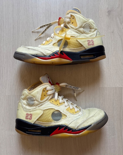 Air Jordan 5 Retro Off-White 'Sail' (2020)
