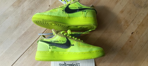 Nike x Off-White Air Force 1 Low 'Volt' (2018)