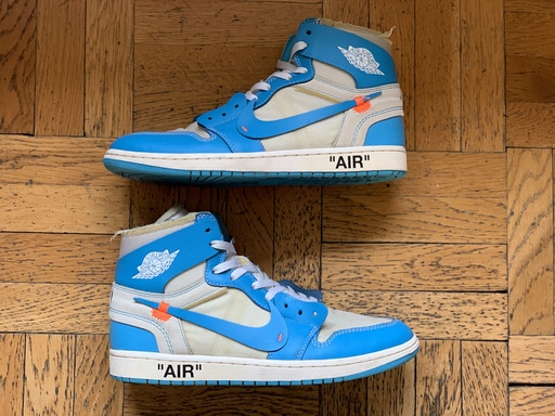 Air Jordan x Off White 1 'Powder Blue' (UNC) (2018)