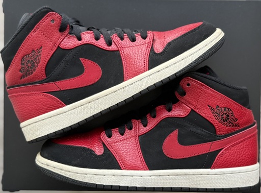 Air Jordan 1 Mid Reverse Bred (2018)