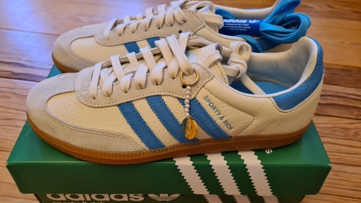 Adidas x Sporty & Rich Samba OG 'Cream Blue' (2023)