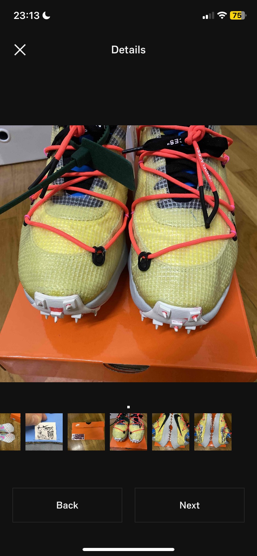 Nike x Off-White Zoom Vapor WMNS 'Street Yellow' (2019) photo 8