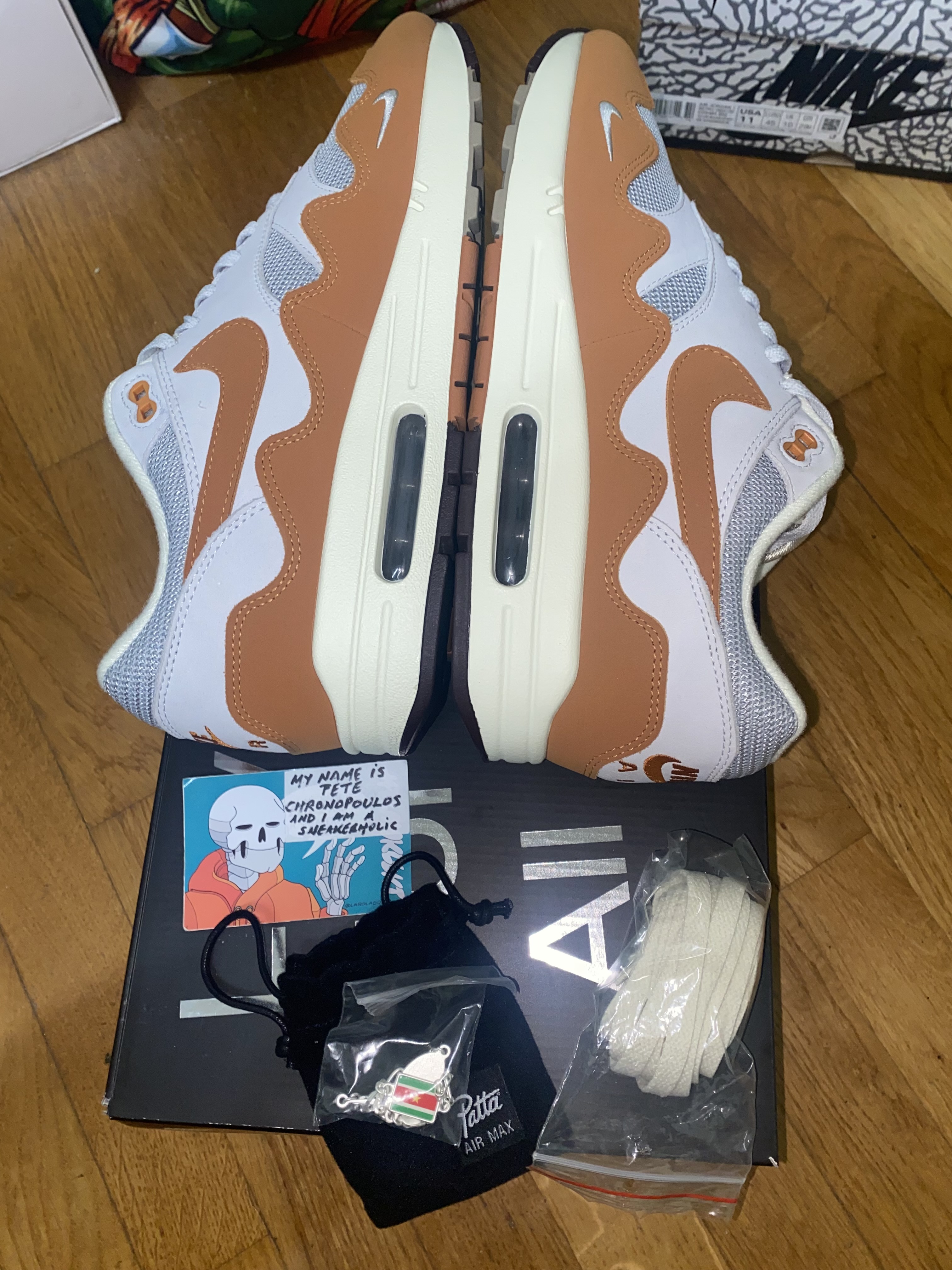 Nike x Patta Air Max 1 'Waves Monarch' (2021) (With Bracelet) photo 2