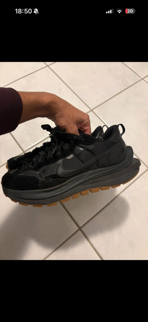 Nike x Sacai VaporWaffle 'Black Gum' (2022)