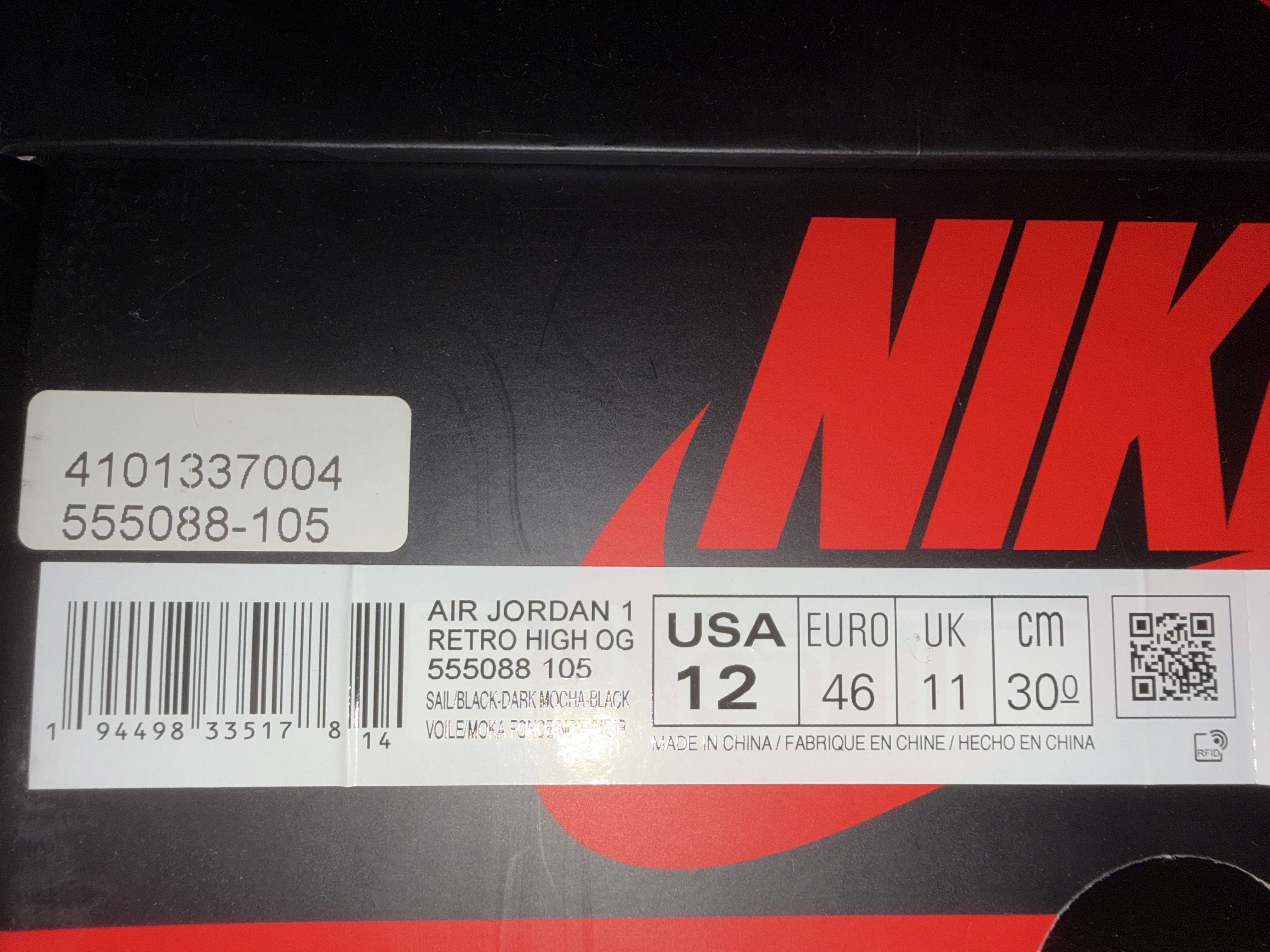 Air Jordan 1 Retro High OG 'Dark Mocha' (2020) photo 6
