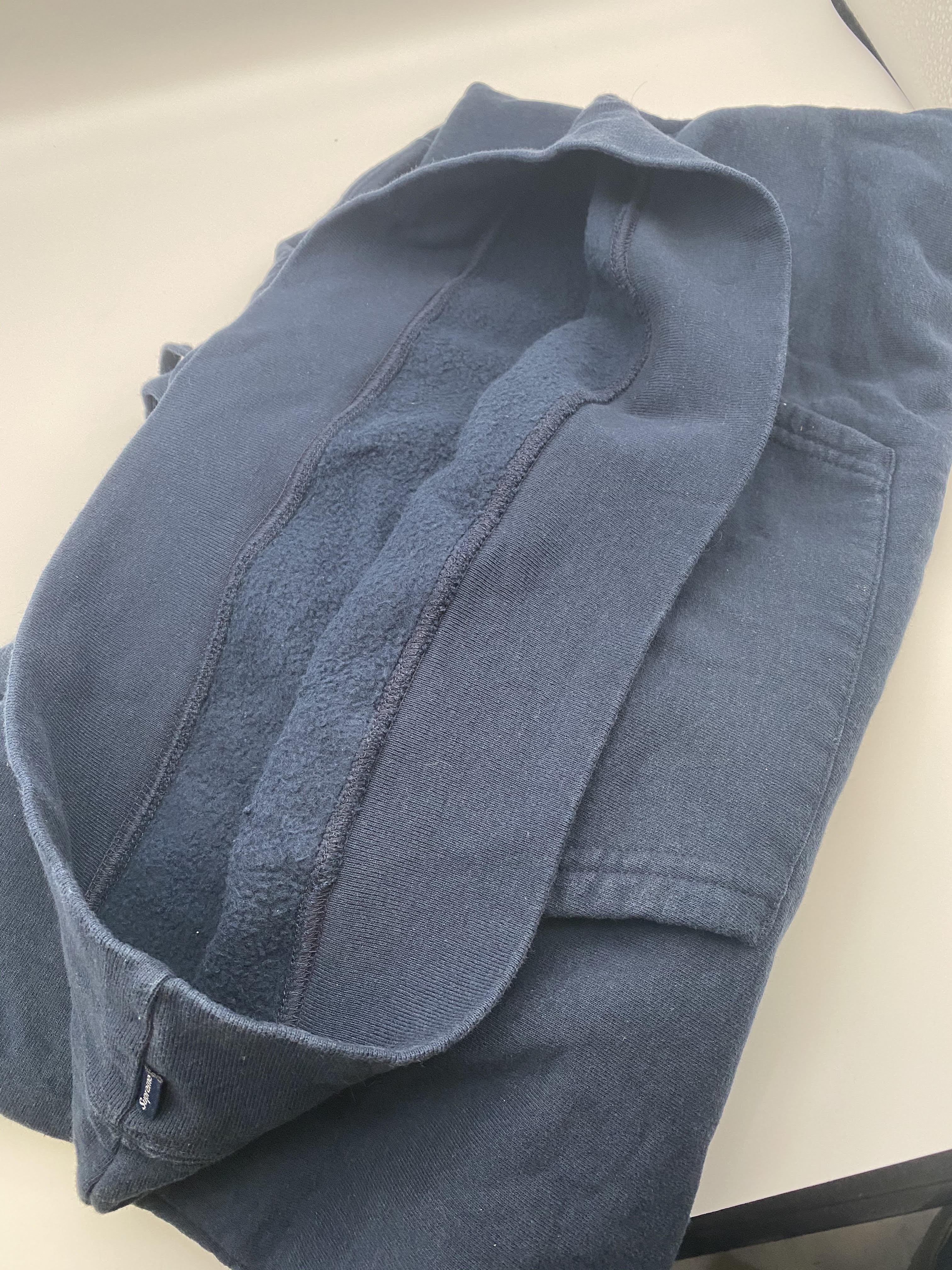 Supreme Restless Youth Hooded Sweatshirt Navy (SS20) photo 6