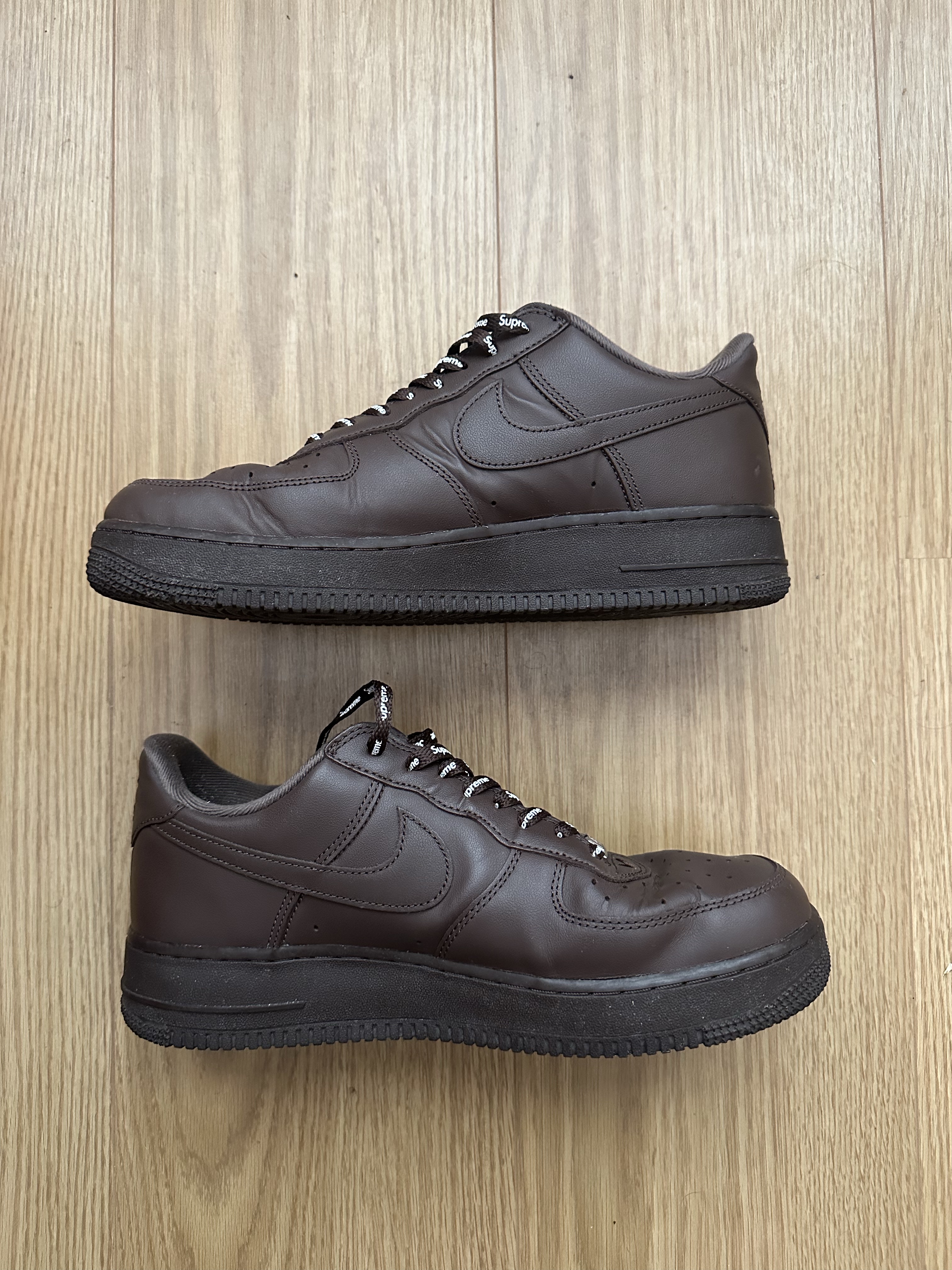 Nike x Supreme Air Force 1 Low 'Baroque Brown' (2023) photo 2