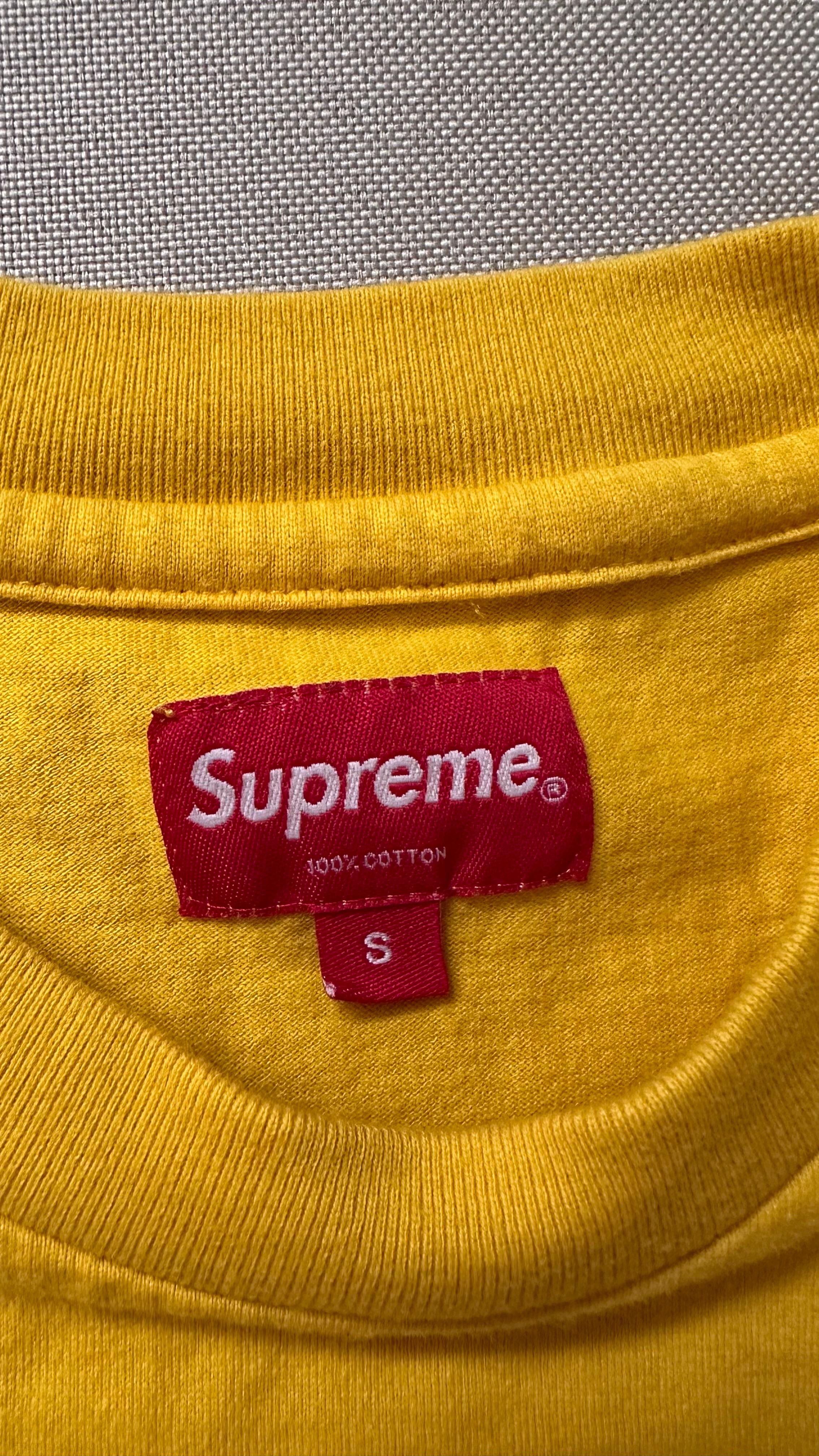 Supreme Gonz Nametag S/S Top Yellow (2021) photo 4