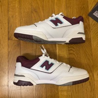 New Balance 550 'White Bordeaux Red Grey' (2021) photo 2
