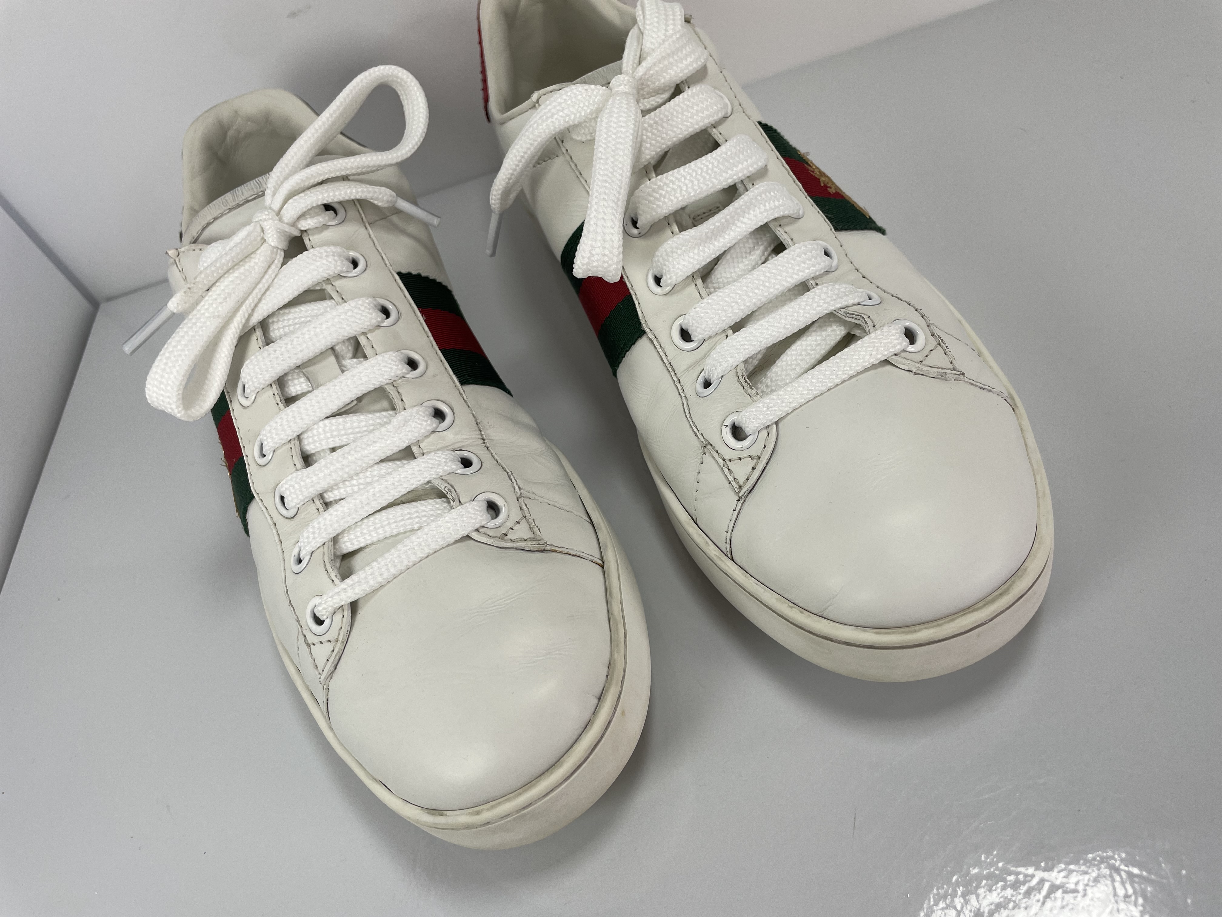 Luxury Gucci Ace Bee White photo 3