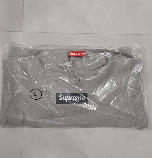 Supreme Box Logo Hooded Sweatshirt 'Heather Grey' (FW25)