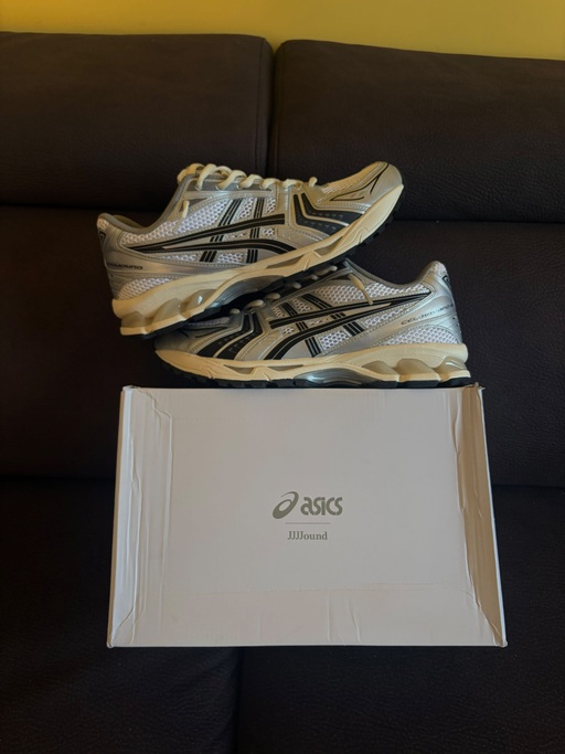 Asics Gel Kayano 14 x JJJJound Metallic Silver Black