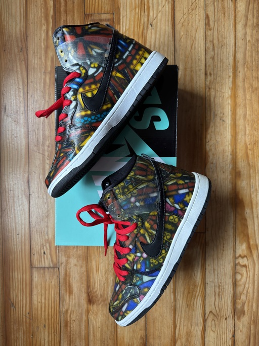 Nike SB x Concepts Dunk High 'Stained Glass' (2015)