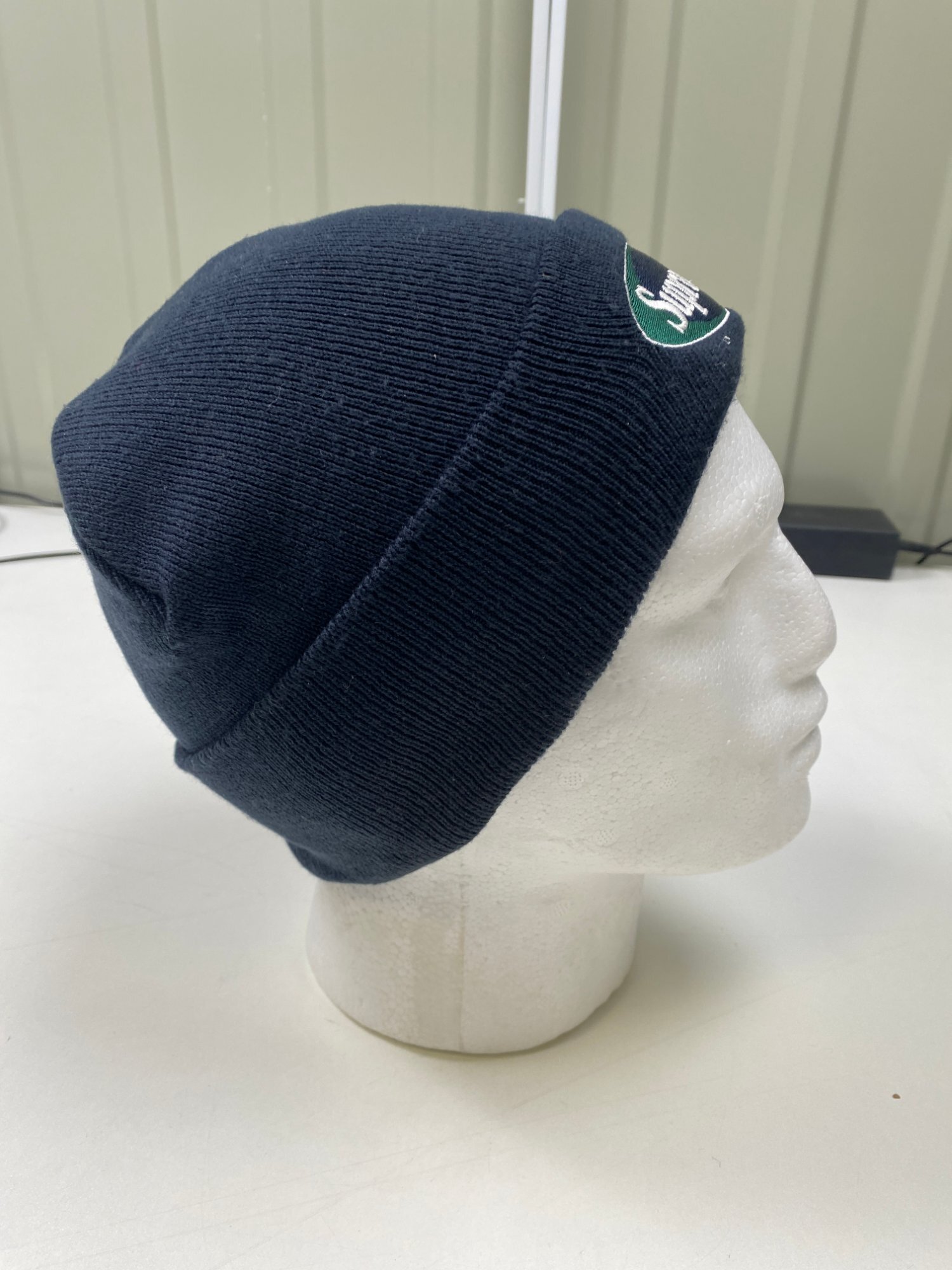 Supreme New Era Box Logo Beanie Navy (FW18) photo 4
