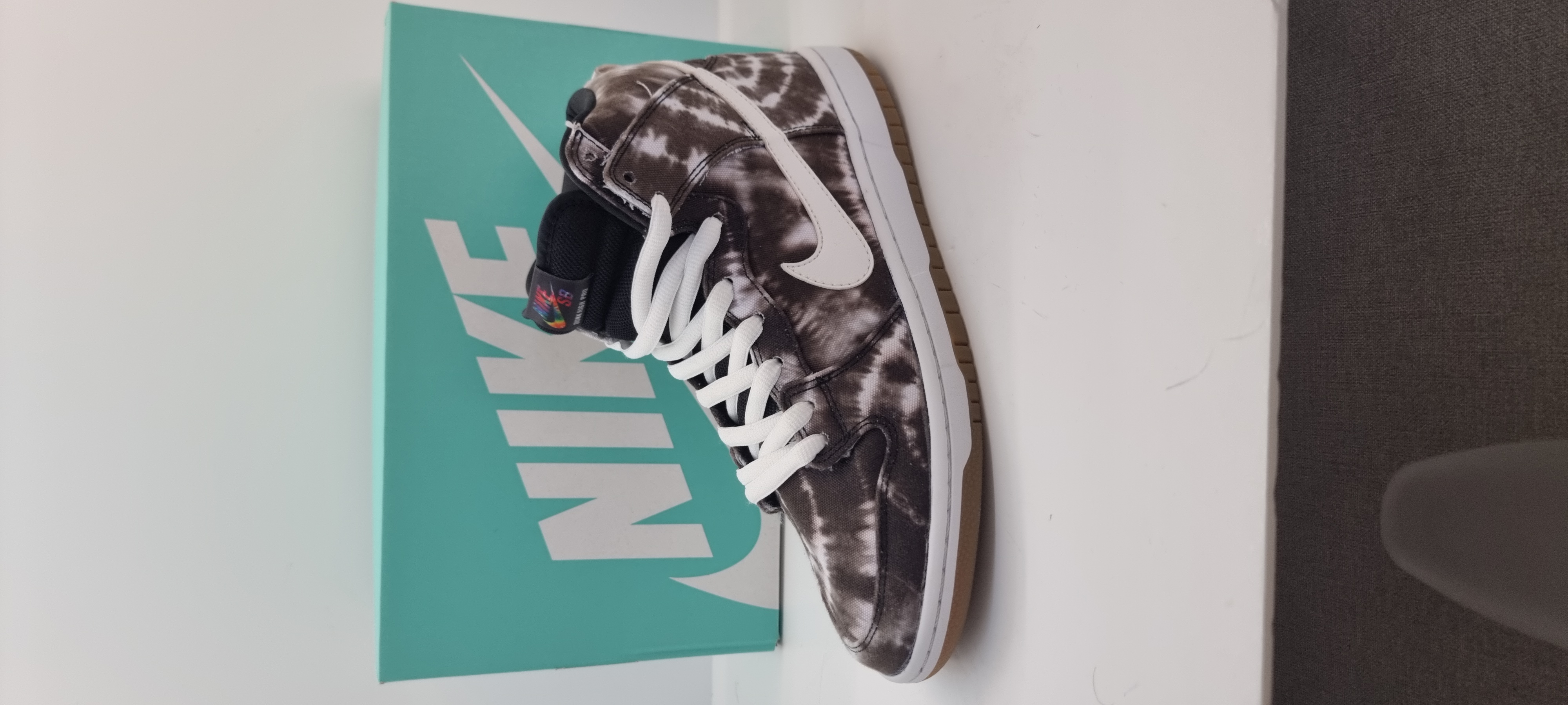 Nike Dunk SB High Tie Dye Black photo 7