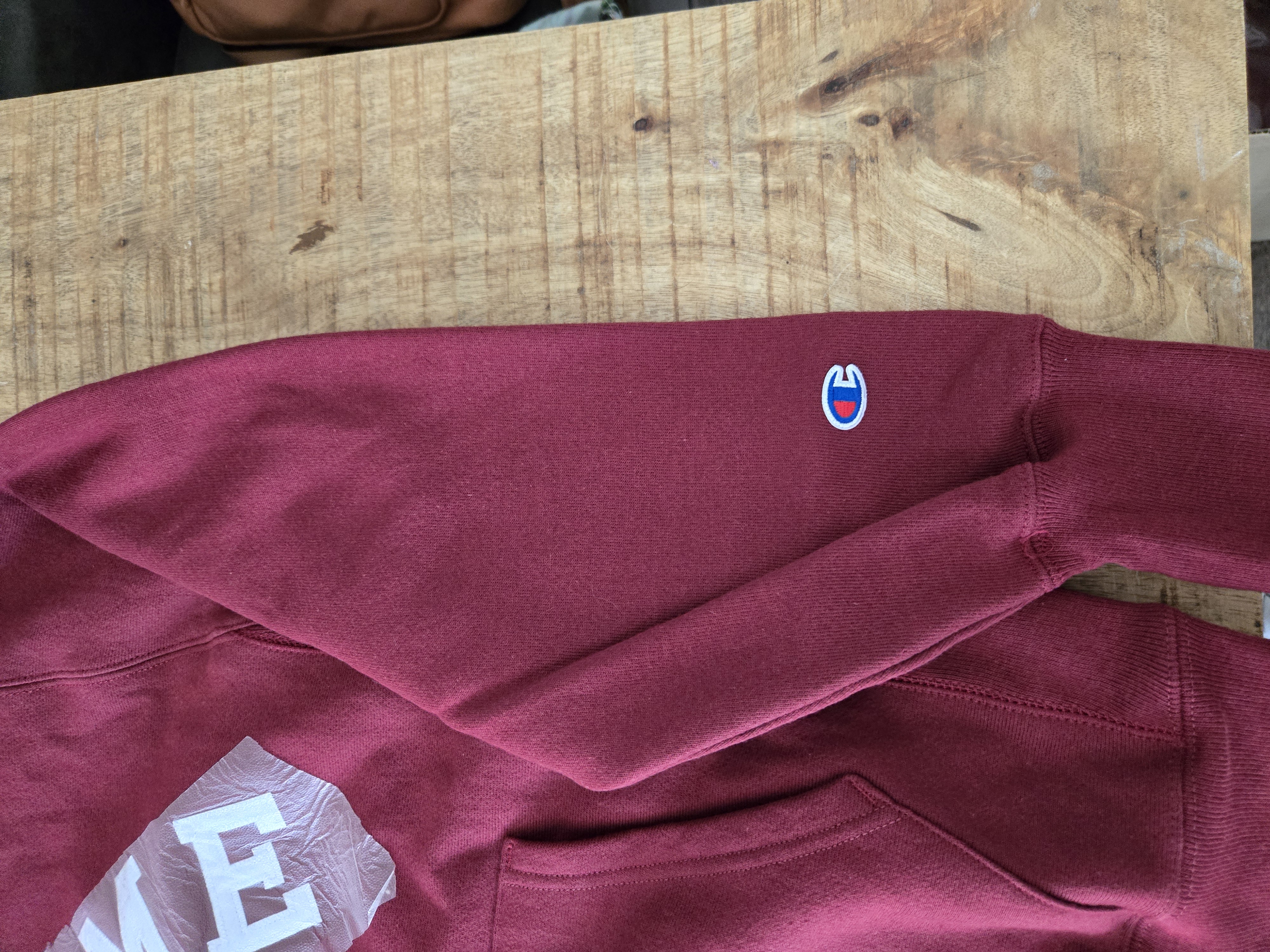 Supreme Champion Hooded Sweatshirt 'Cardinal' (SS25) photo 5
