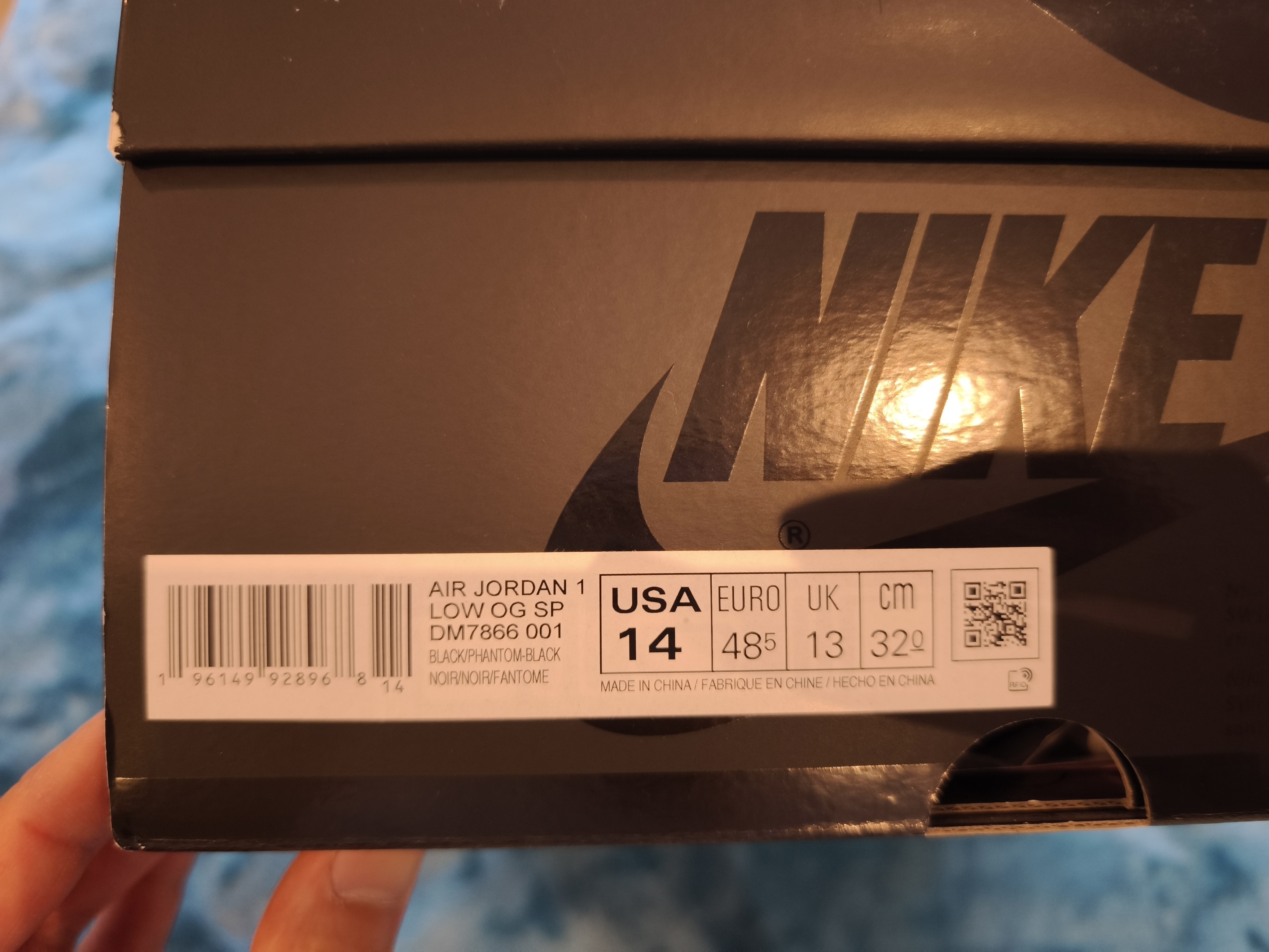 Air Jordan x Travis Scott 1 Low OG 'Black Phantom' (2022) photo 6