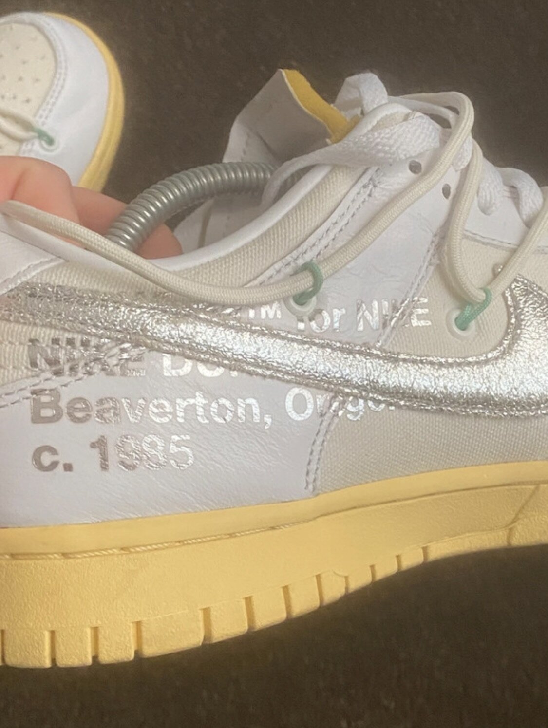 Nike x Off-White Dunk Low 'Lot 1' (2021) photo 2