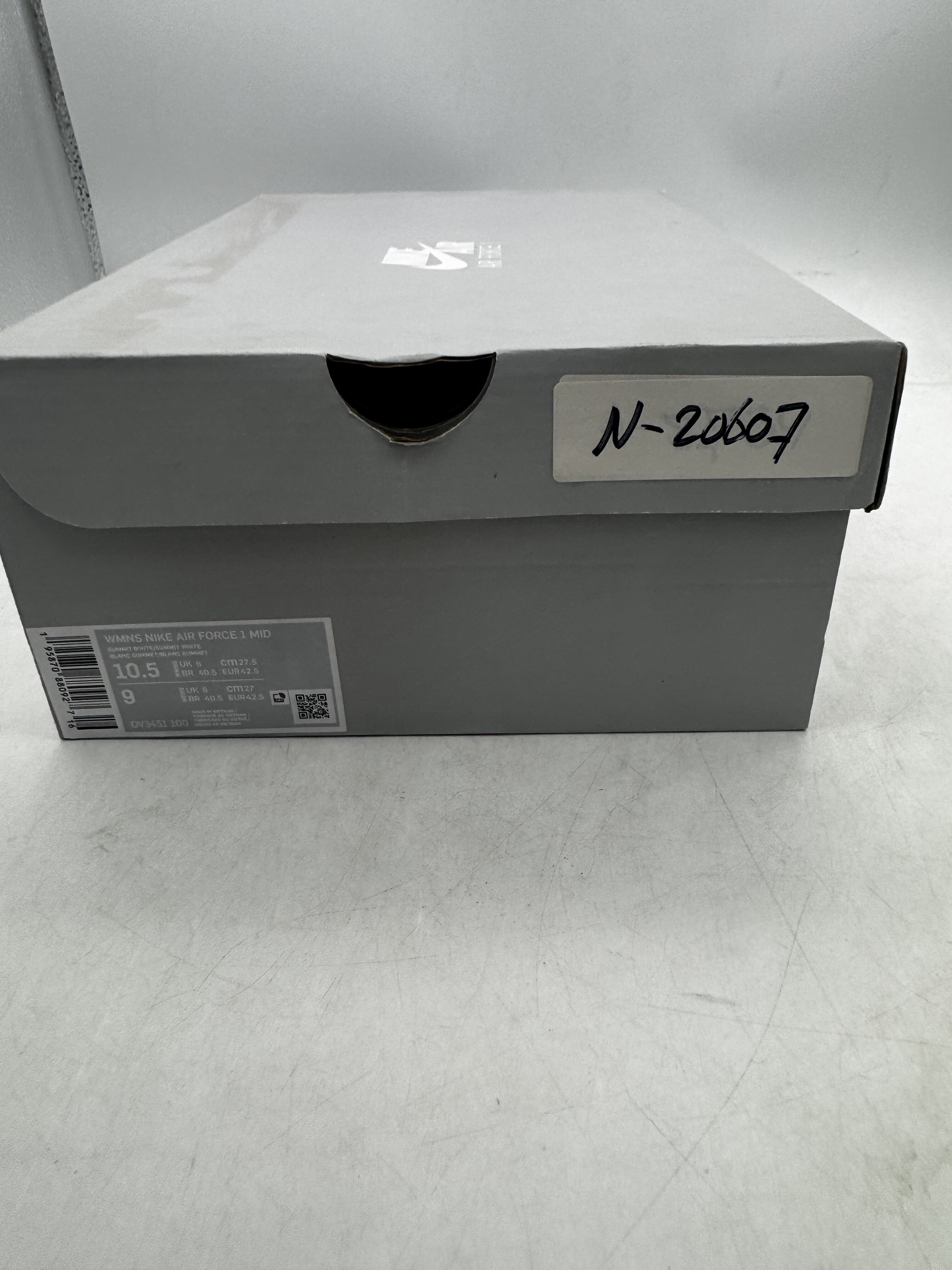 Nike Air Force 1 Mid Star Cut-Out White (2022) photo 7