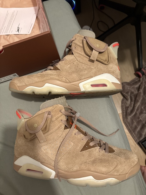 Air Jordan x Travis Scott Retro 6 'British Khaki' (2021)