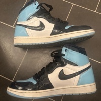 Air Jordan WMNS 1 High OG 'Blue Chill' (Patent UNC) (2019)