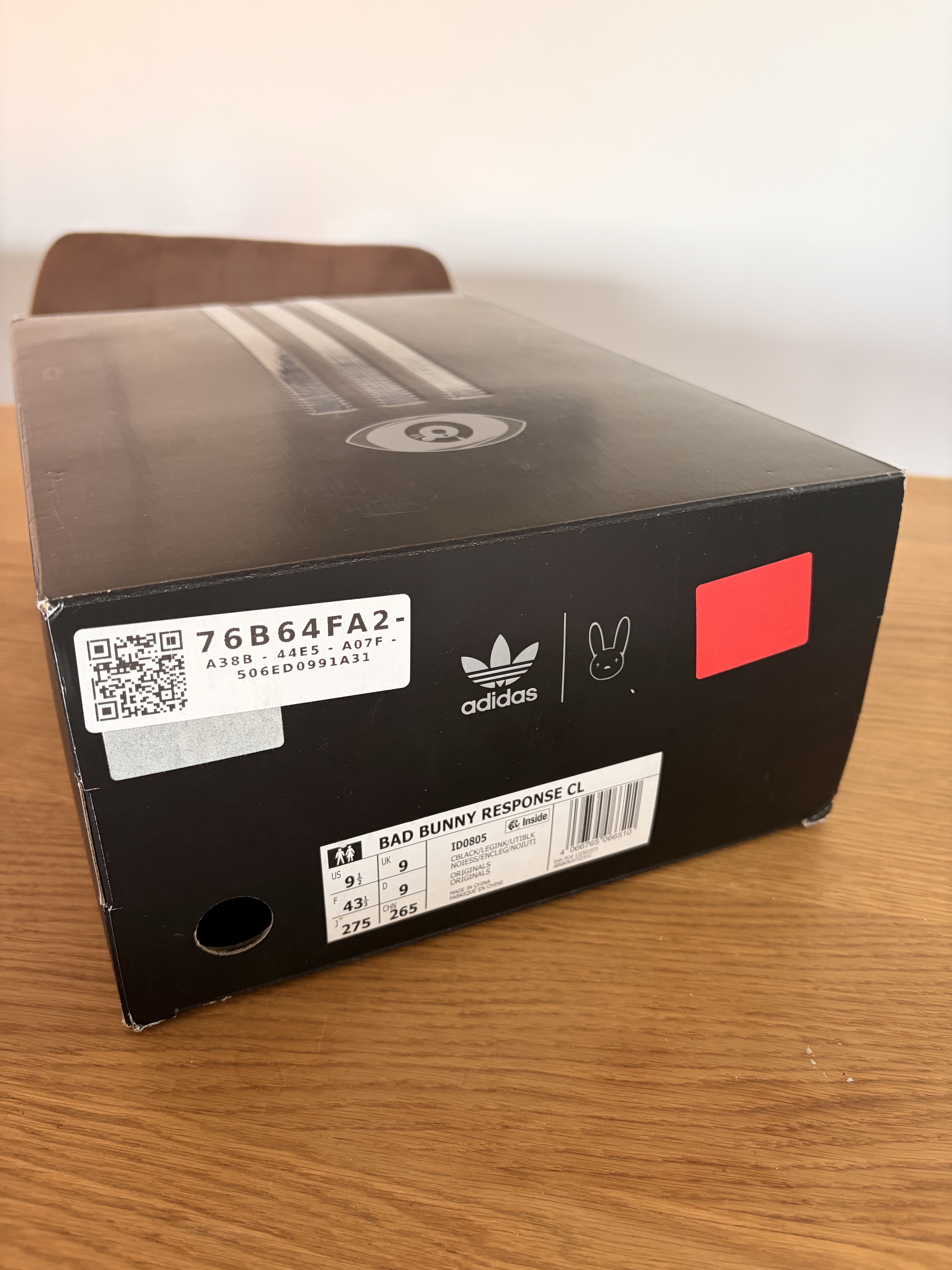 Adidas x Bad Bunny Response CL Black (2023) photo 8