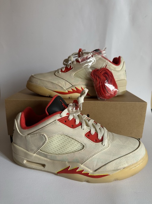 Air Jordan 5 Low 'Chinese New Year Sail Chile Red' (2021)