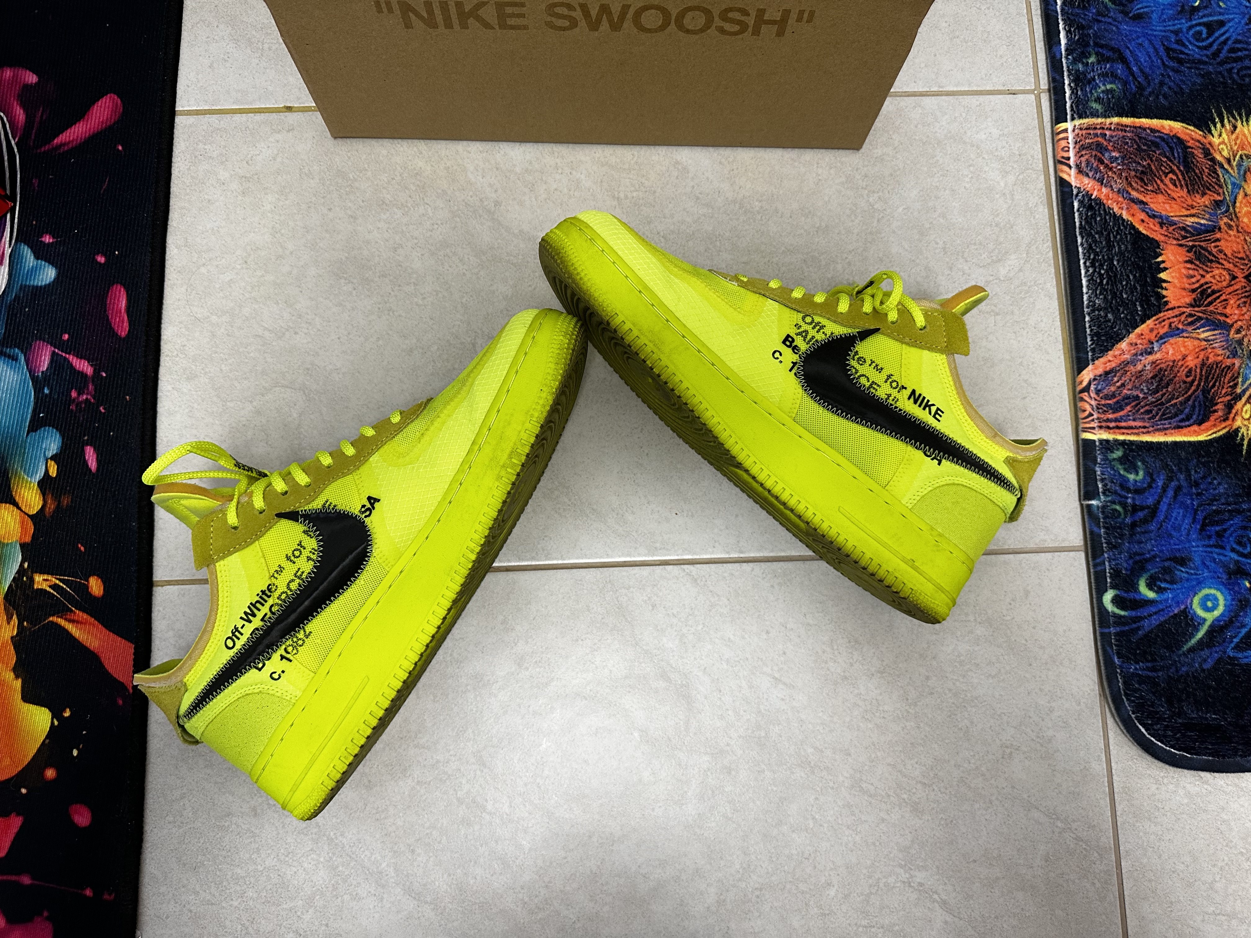 Nike x Off-White Air Force 1 Low 'Volt' (2018) photo 2