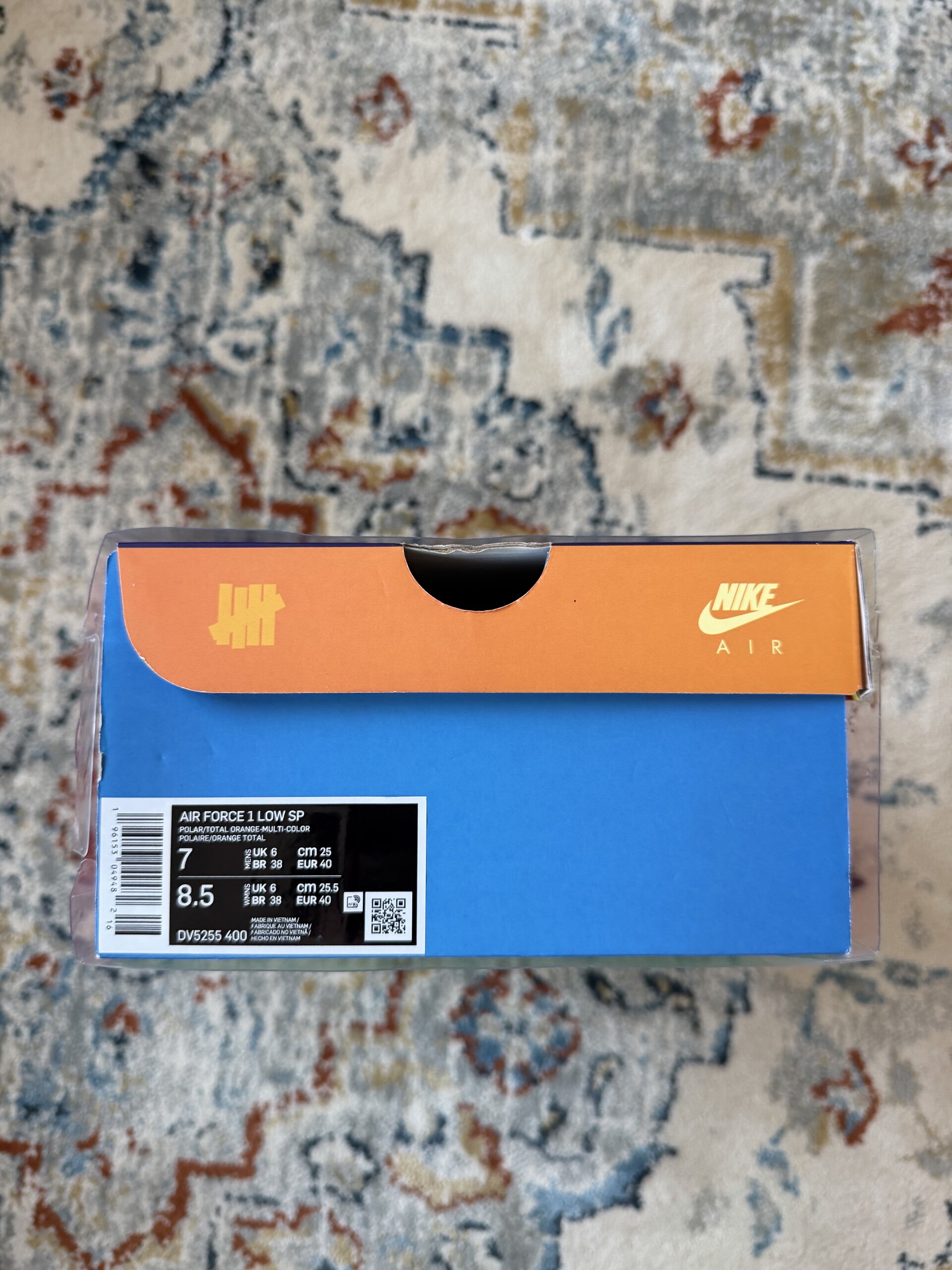 Nike Air Force 1 x Undefeated Low 'Multi Patent' (2022) photo 7