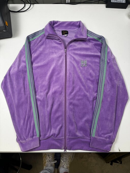 Needles x AWGE Velour Track Jacket