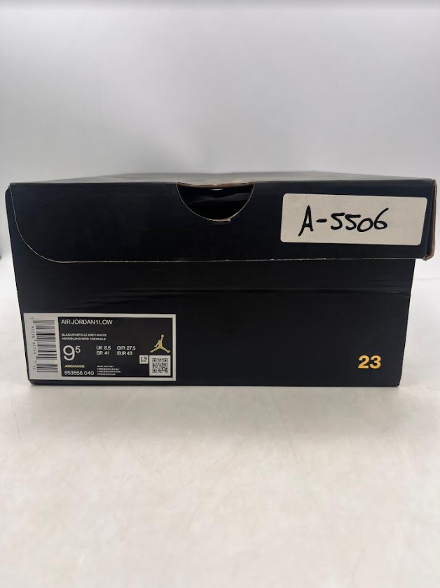 Air Jordan 1 Low 'Black White Particle Grey' (2021) photo 7