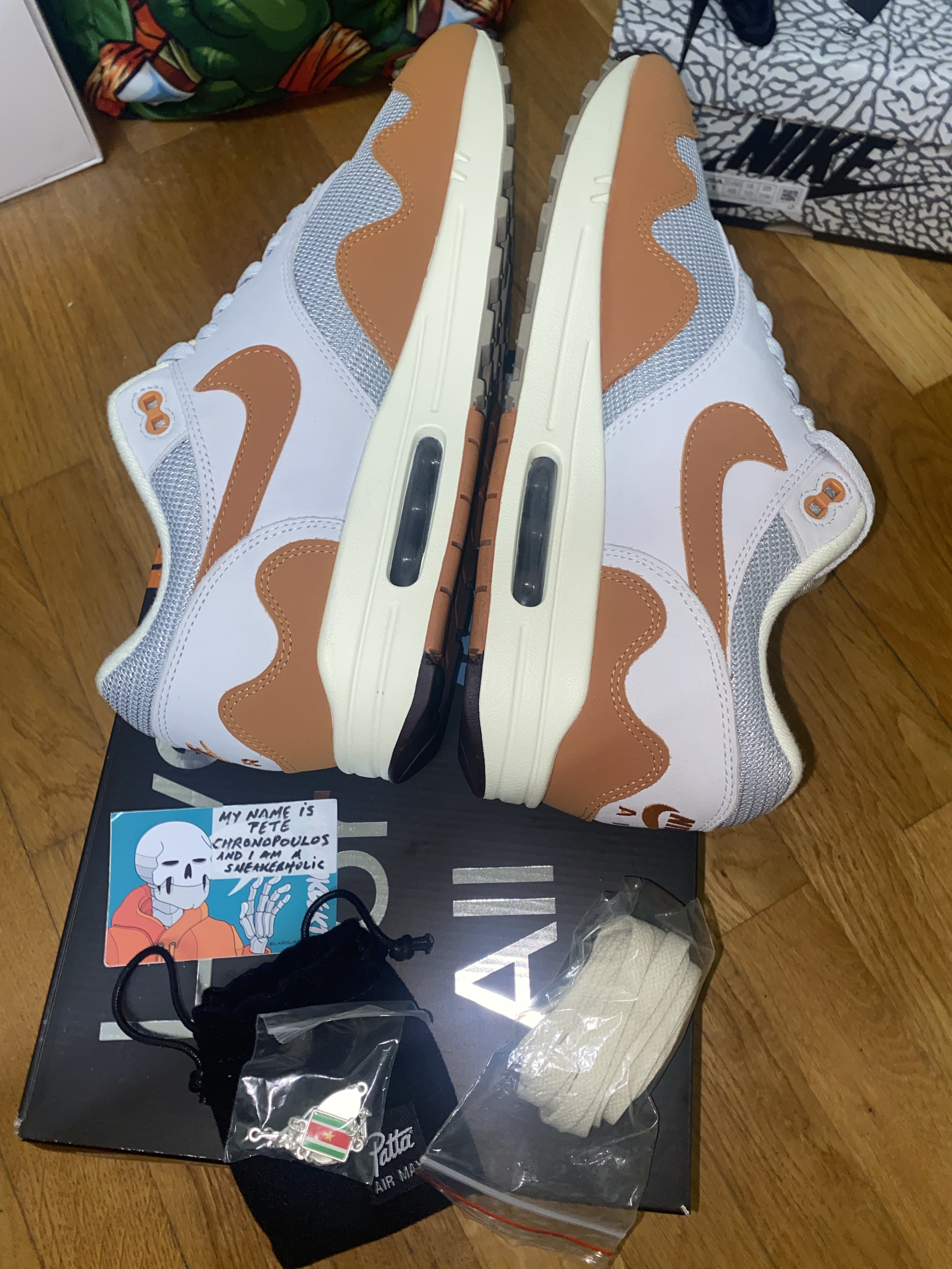 Nike x Patta Air Max 1 'Waves Monarch' (2021) (With Bracelet) photo 1