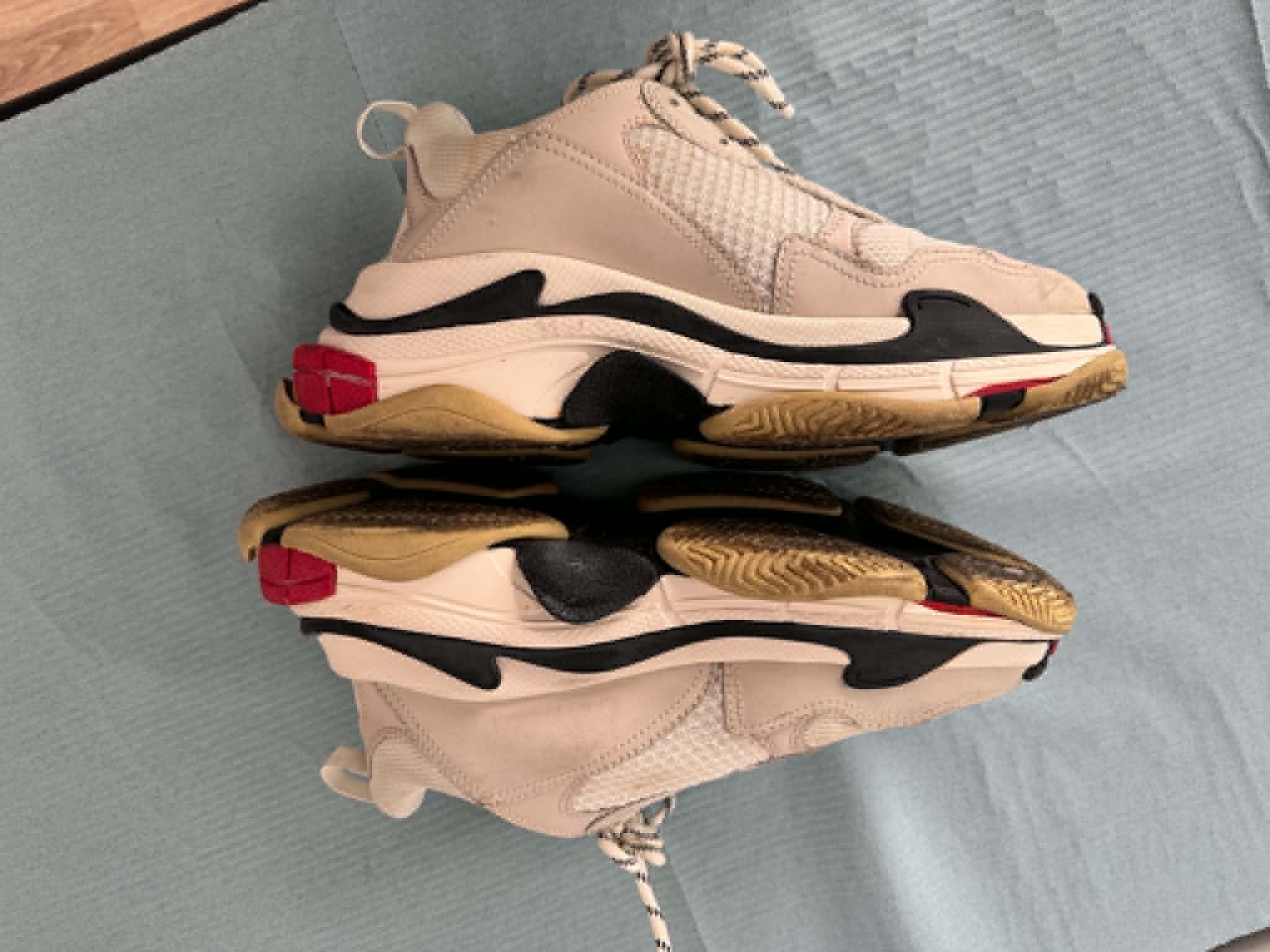 Balenciaga Triple S 'White Black Red' photo 3