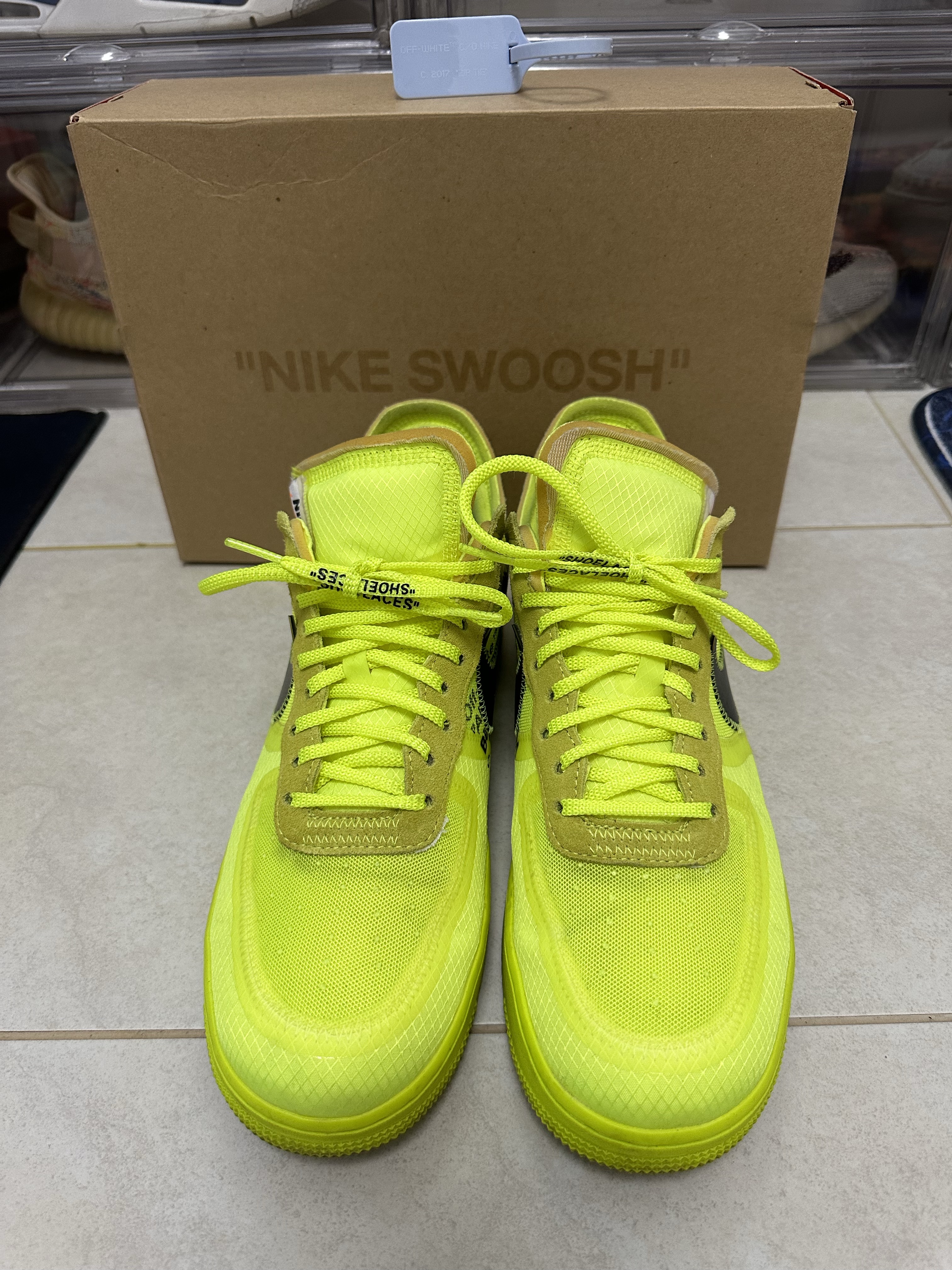 Nike x Off-White Air Force 1 Low 'Volt' (2018) photo 6